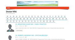 Desktop Screenshot of doctorwiki.org
