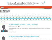 Tablet Screenshot of doctorwiki.org